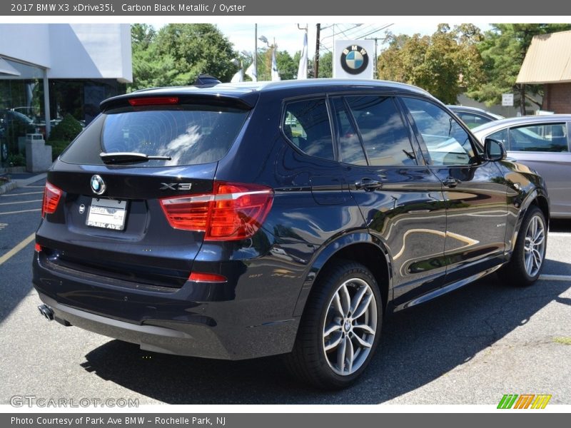 Carbon Black Metallic / Oyster 2017 BMW X3 xDrive35i