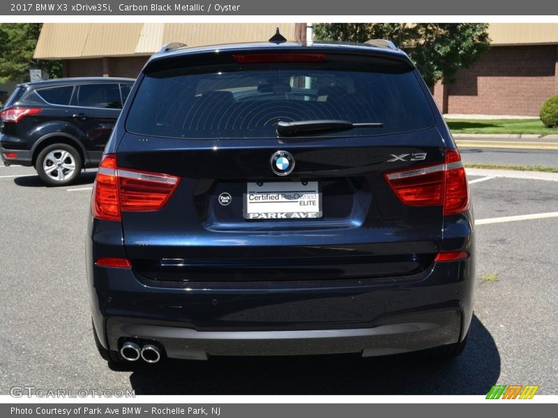 Carbon Black Metallic / Oyster 2017 BMW X3 xDrive35i