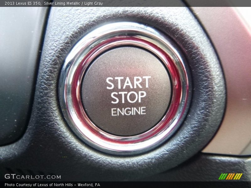 Silver Lining Metallic / Light Gray 2013 Lexus ES 350