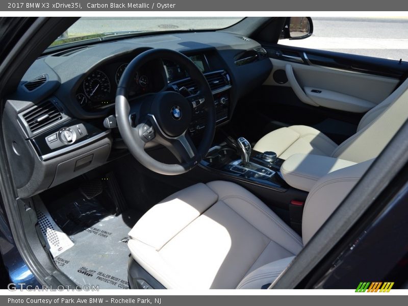 Front Seat of 2017 X3 xDrive35i