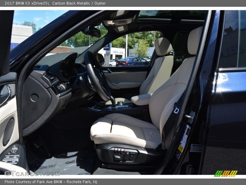 Front Seat of 2017 X3 xDrive35i