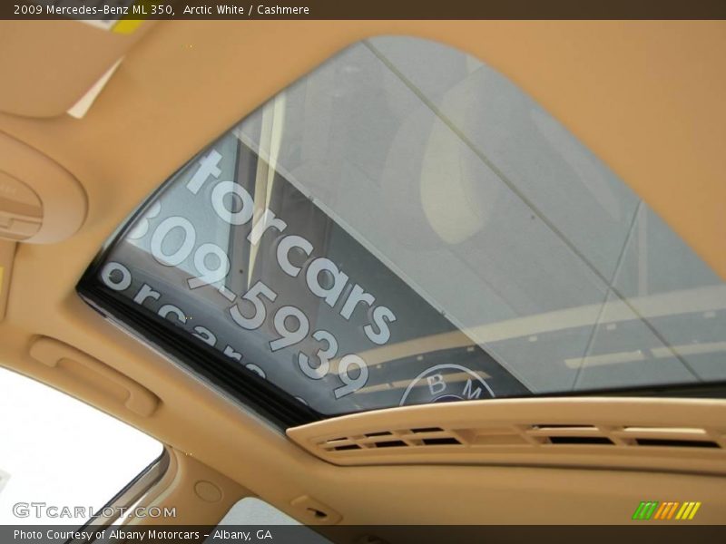 Arctic White / Cashmere 2009 Mercedes-Benz ML 350