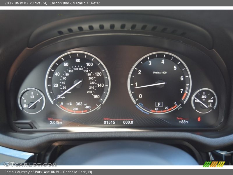  2017 X3 xDrive35i xDrive35i Gauges