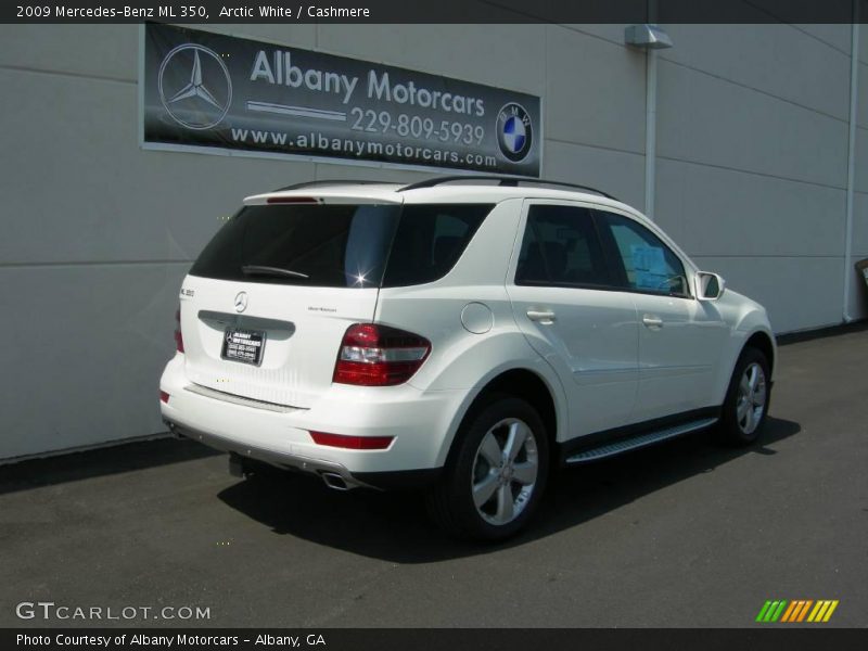 Arctic White / Cashmere 2009 Mercedes-Benz ML 350