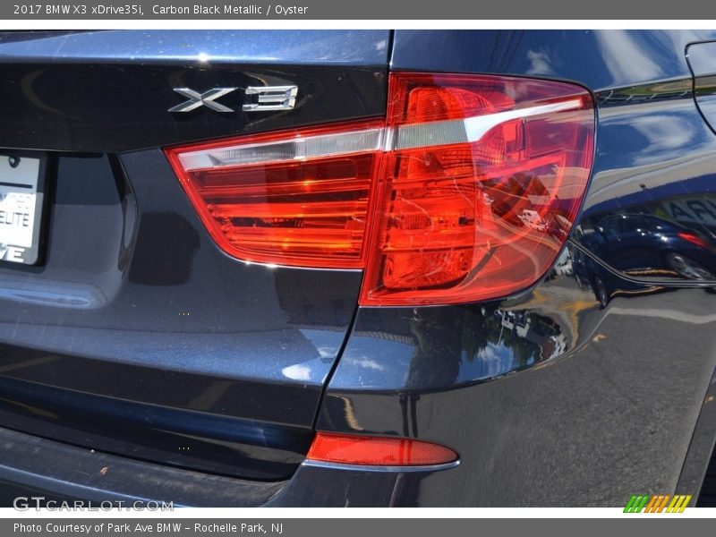 Carbon Black Metallic / Oyster 2017 BMW X3 xDrive35i