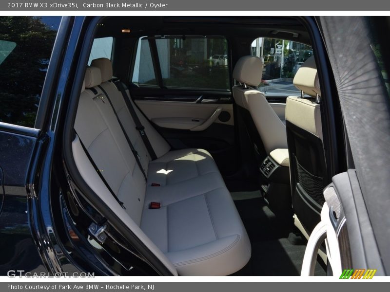 Rear Seat of 2017 X3 xDrive35i