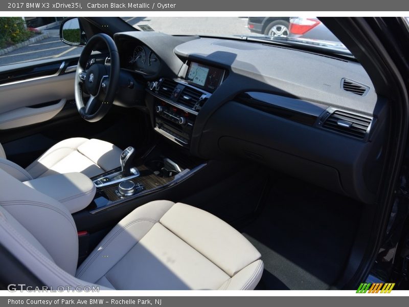 Carbon Black Metallic / Oyster 2017 BMW X3 xDrive35i