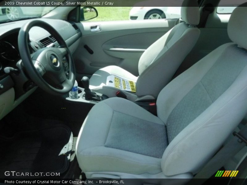 Silver Moss Metallic / Gray 2009 Chevrolet Cobalt LS Coupe