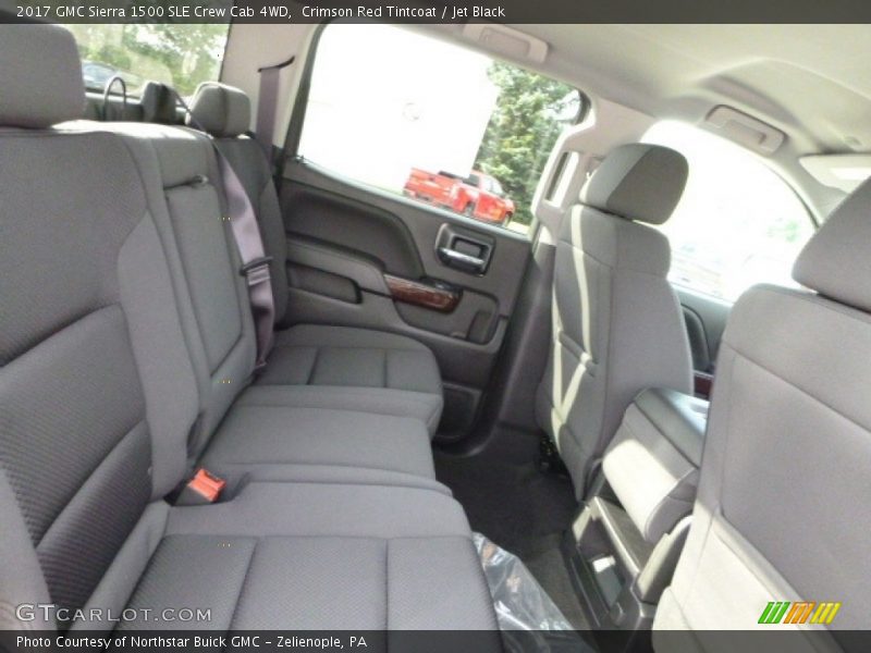 Crimson Red Tintcoat / Jet Black 2017 GMC Sierra 1500 SLE Crew Cab 4WD