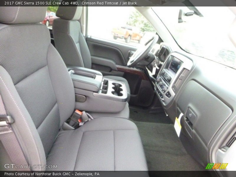 Crimson Red Tintcoat / Jet Black 2017 GMC Sierra 1500 SLE Crew Cab 4WD