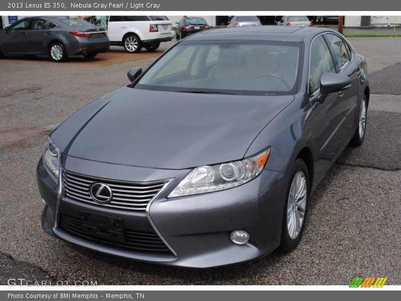 Nebula Gray Pearl / Light Gray 2013 Lexus ES 350