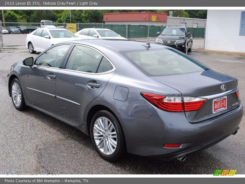 Nebula Gray Pearl / Light Gray 2013 Lexus ES 350