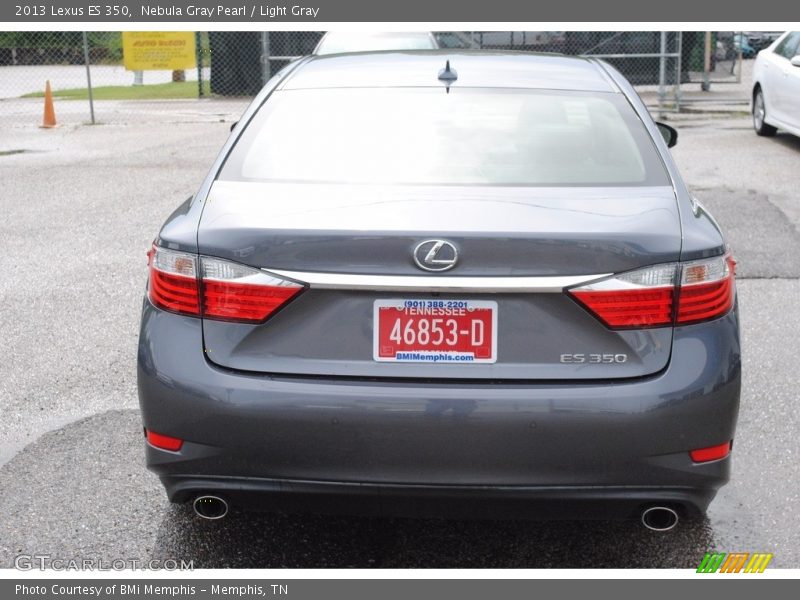 Nebula Gray Pearl / Light Gray 2013 Lexus ES 350