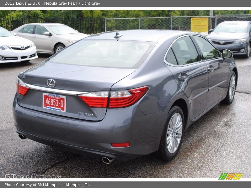 Nebula Gray Pearl / Light Gray 2013 Lexus ES 350
