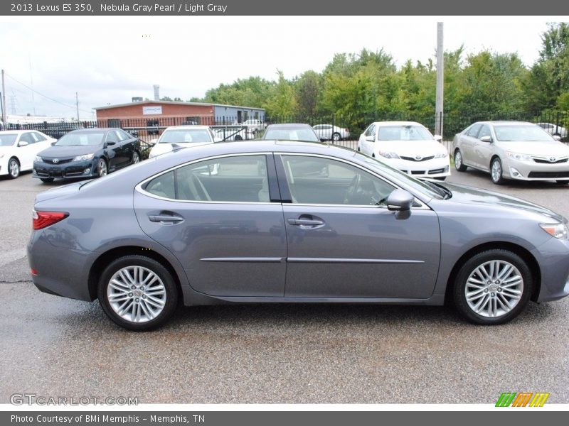 Nebula Gray Pearl / Light Gray 2013 Lexus ES 350