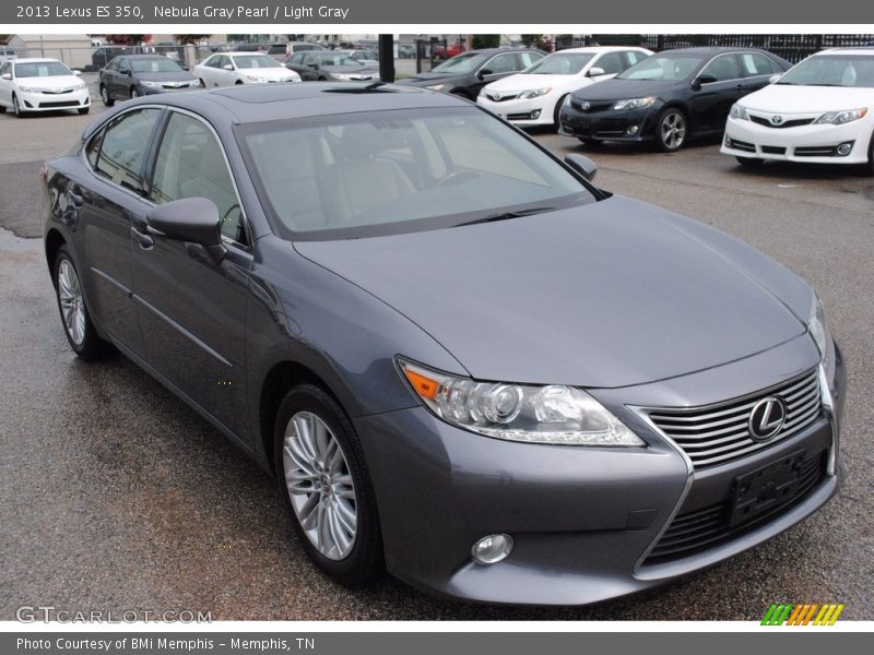 Nebula Gray Pearl / Light Gray 2013 Lexus ES 350