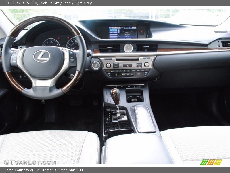 Nebula Gray Pearl / Light Gray 2013 Lexus ES 350