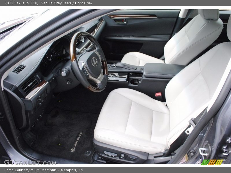 Nebula Gray Pearl / Light Gray 2013 Lexus ES 350