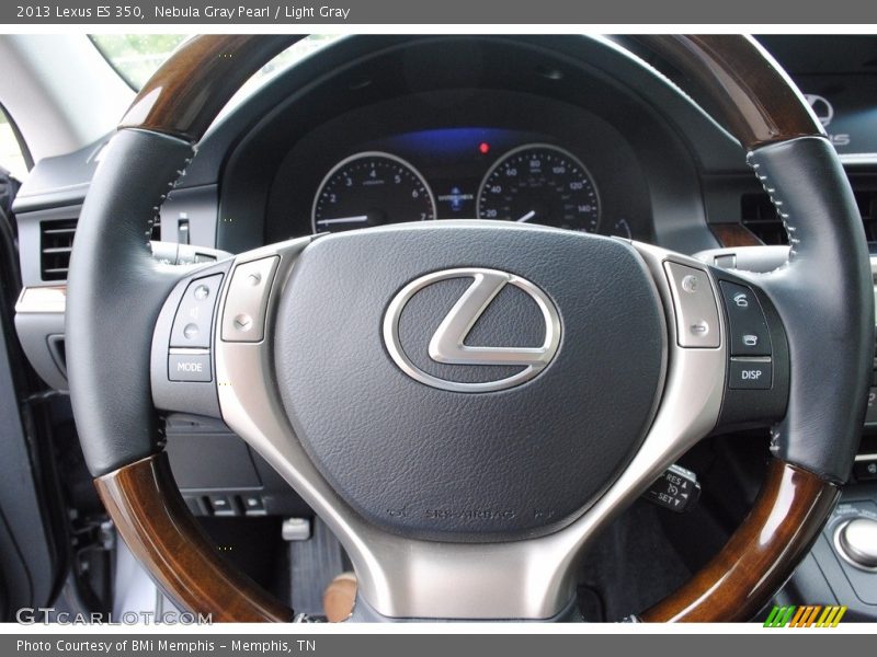 Nebula Gray Pearl / Light Gray 2013 Lexus ES 350