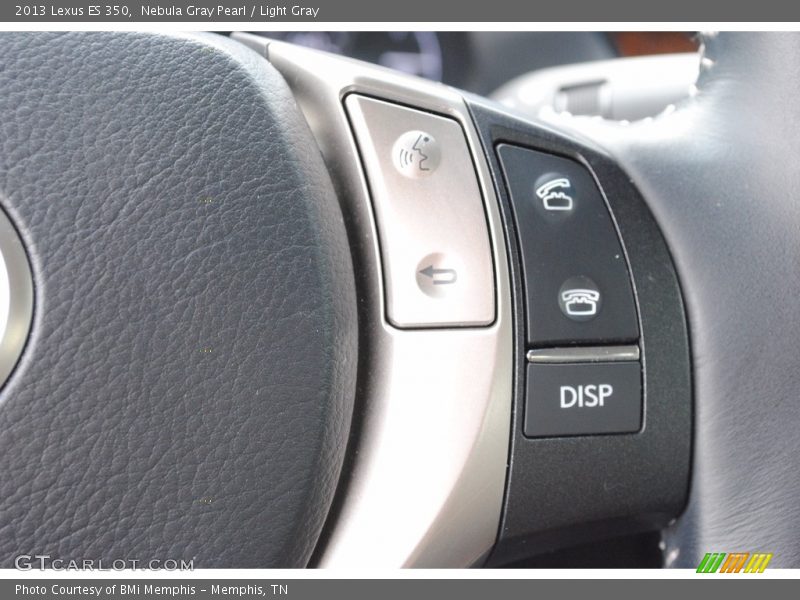 Nebula Gray Pearl / Light Gray 2013 Lexus ES 350