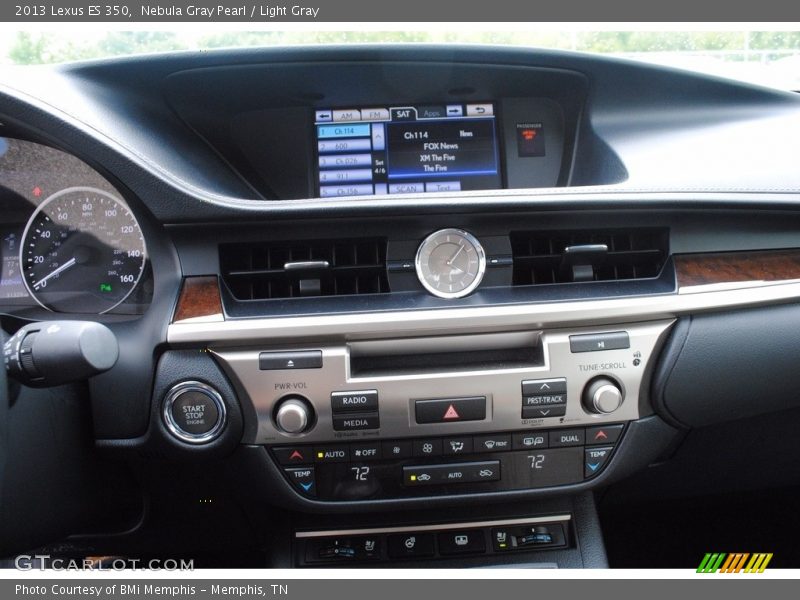 Nebula Gray Pearl / Light Gray 2013 Lexus ES 350