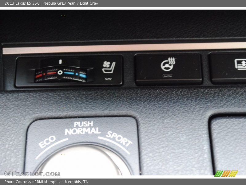 Nebula Gray Pearl / Light Gray 2013 Lexus ES 350