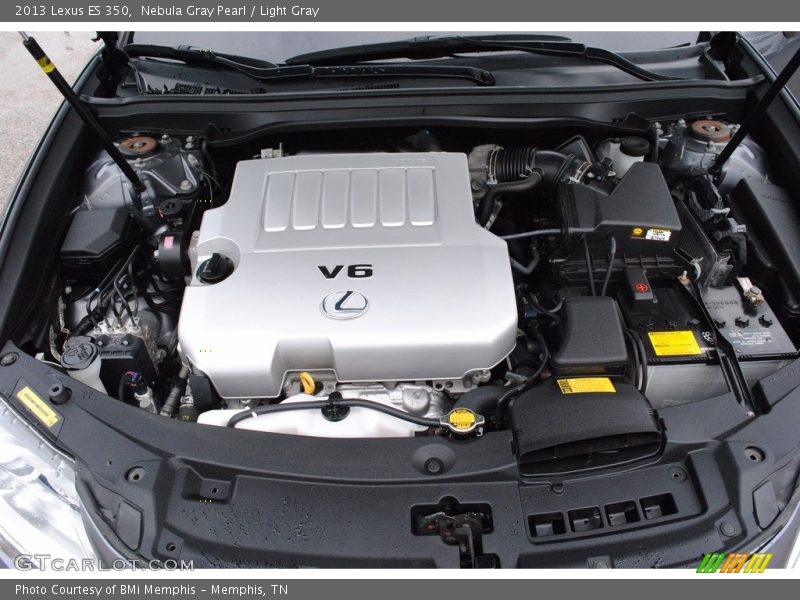 Nebula Gray Pearl / Light Gray 2013 Lexus ES 350