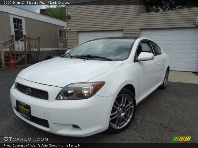 Blizzard Pearl / Dark Charcoal 2007 Scion tC