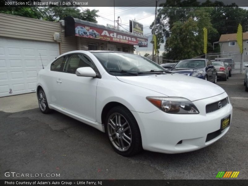 Blizzard Pearl / Dark Charcoal 2007 Scion tC