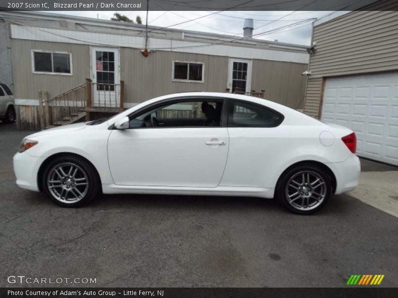 Blizzard Pearl / Dark Charcoal 2007 Scion tC