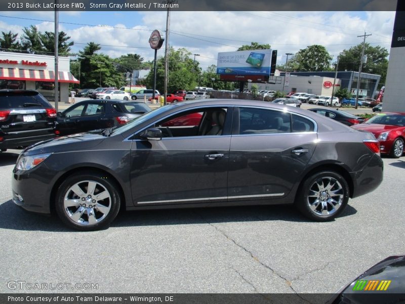 Storm Gray Metallic / Titanium 2013 Buick LaCrosse FWD