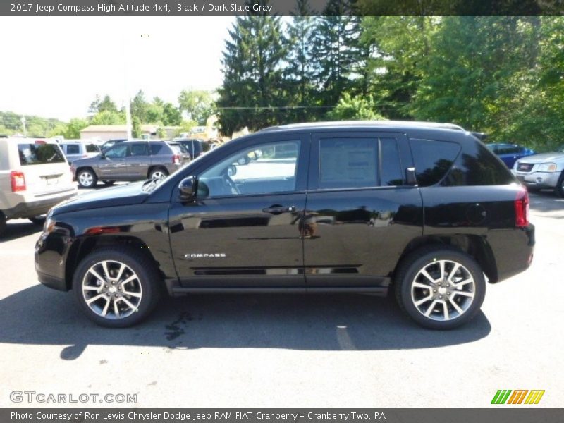 Black / Dark Slate Gray 2017 Jeep Compass High Altitude 4x4