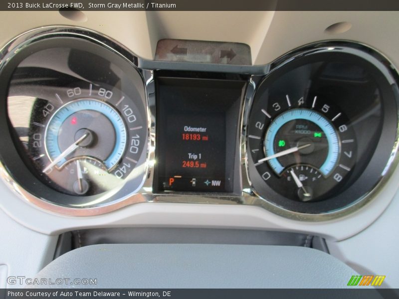 Storm Gray Metallic / Titanium 2013 Buick LaCrosse FWD