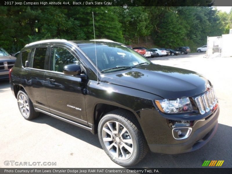 Black / Dark Slate Gray 2017 Jeep Compass High Altitude 4x4