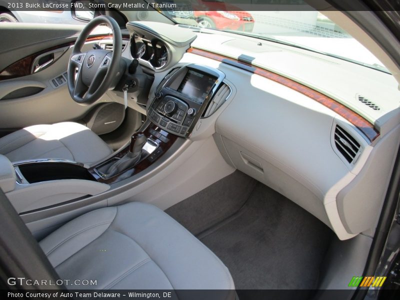 Storm Gray Metallic / Titanium 2013 Buick LaCrosse FWD