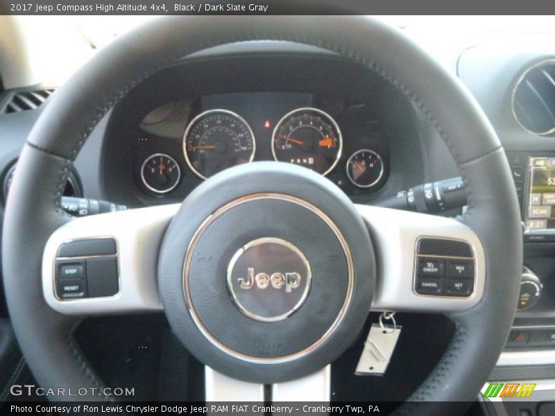 Black / Dark Slate Gray 2017 Jeep Compass High Altitude 4x4