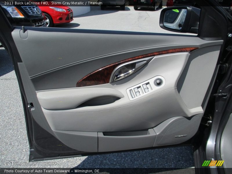 Storm Gray Metallic / Titanium 2013 Buick LaCrosse FWD