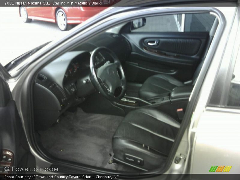 Sterling Mist Metallic / Black 2001 Nissan Maxima GLE