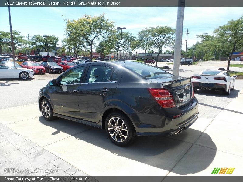 Nightfall Gray Metallic / Jet Black 2017 Chevrolet Sonic LT Sedan