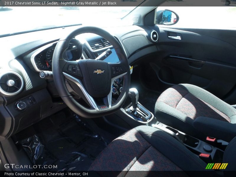 Nightfall Gray Metallic / Jet Black 2017 Chevrolet Sonic LT Sedan