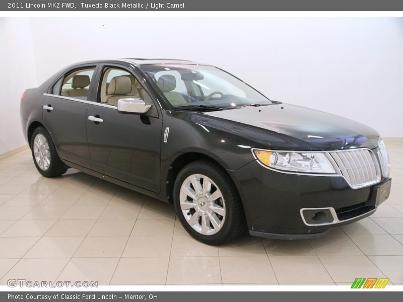 Tuxedo Black Metallic / Light Camel 2011 Lincoln MKZ FWD