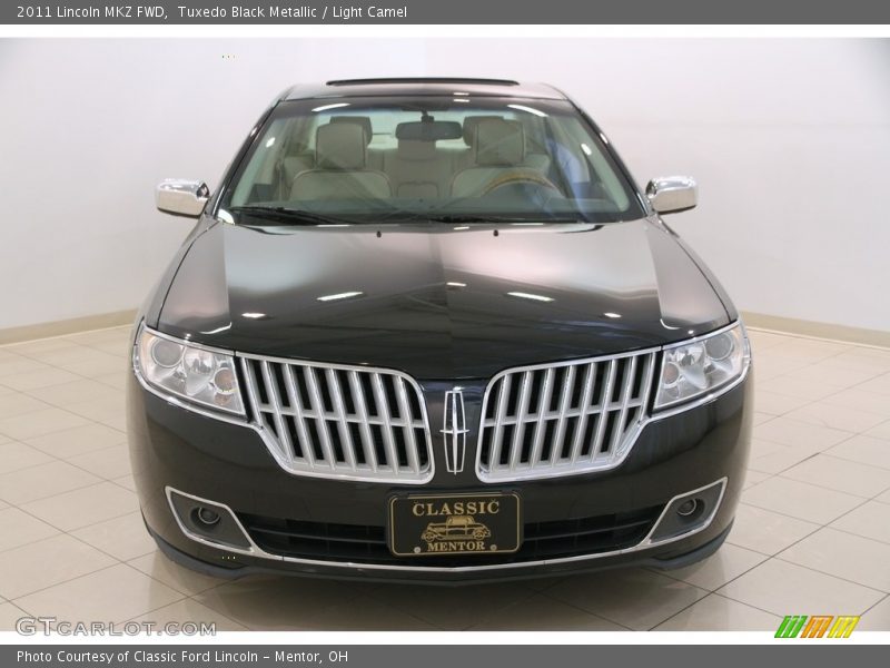 Tuxedo Black Metallic / Light Camel 2011 Lincoln MKZ FWD