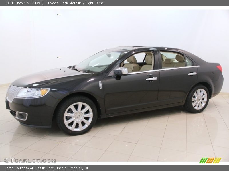 Tuxedo Black Metallic / Light Camel 2011 Lincoln MKZ FWD