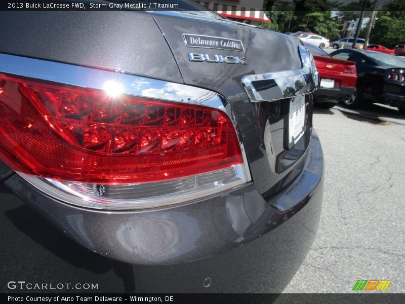 Storm Gray Metallic / Titanium 2013 Buick LaCrosse FWD