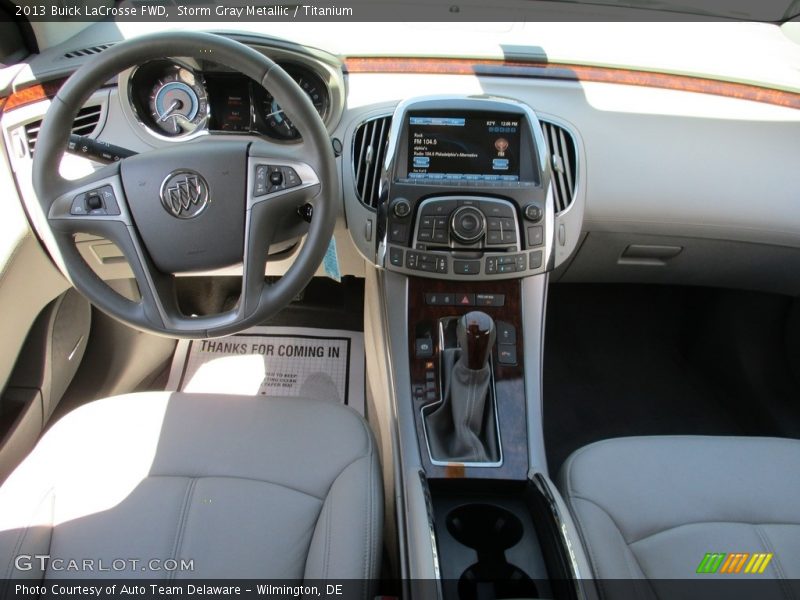 Storm Gray Metallic / Titanium 2013 Buick LaCrosse FWD