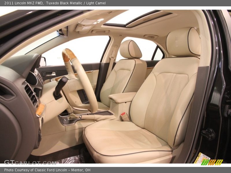 Tuxedo Black Metallic / Light Camel 2011 Lincoln MKZ FWD