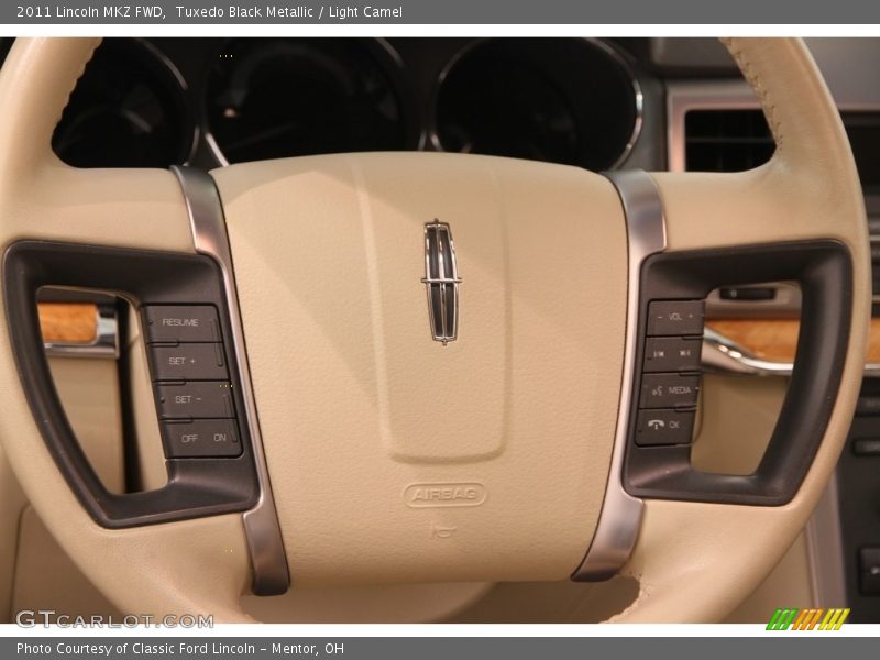 Tuxedo Black Metallic / Light Camel 2011 Lincoln MKZ FWD