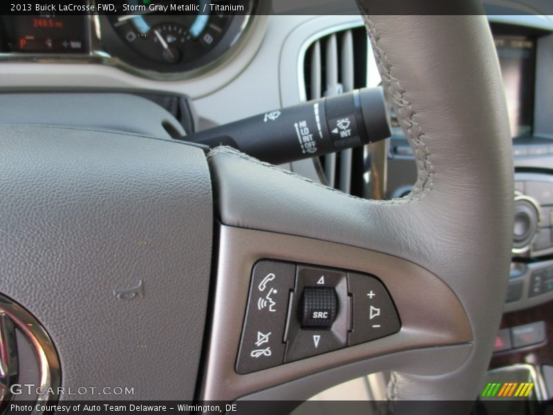Storm Gray Metallic / Titanium 2013 Buick LaCrosse FWD
