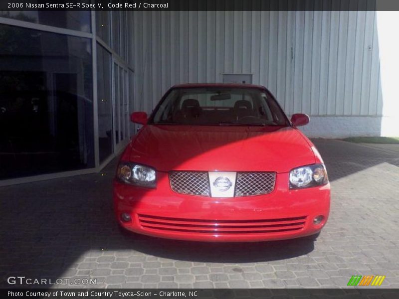 Code Red / Charcoal 2006 Nissan Sentra SE-R Spec V