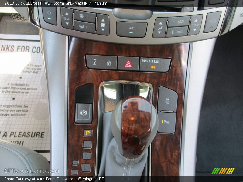 Storm Gray Metallic / Titanium 2013 Buick LaCrosse FWD